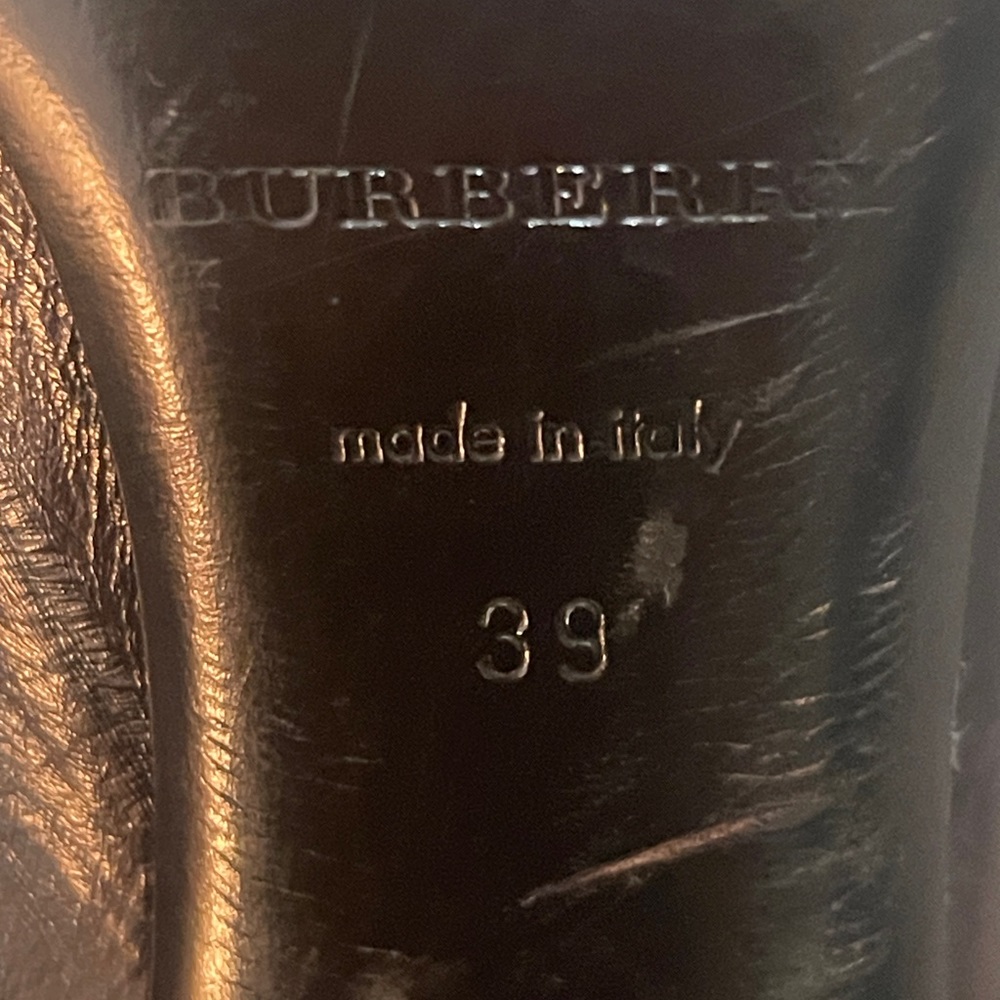 Burberry vintage Eel skin boots - Picture 8 of 15